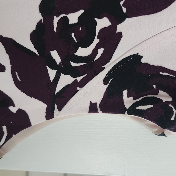 Lord & Taylor US M PinkPurple Elegant Dress With Pokets Feminine Coktail Chic - Picture 6 of 11